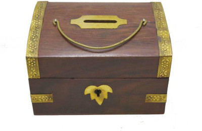 

wood world ih wwih460 Coin Bank(Brown)