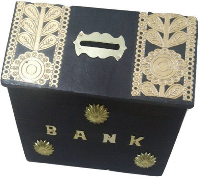

wood world ih wwih470 Coin Bank(Brown)