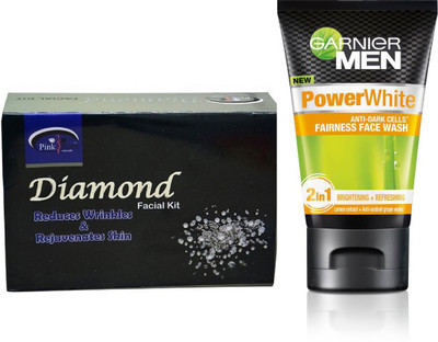 

Pink Root DIAMOND KIT 83G WITH POWER WHITE FACEWASH(Set of 2)