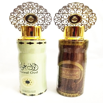 

ARABIYAT AWWAL OUD AND KHASHAB AND OUD Perfume Body Spray - For Men & Women(400 ml, Pack of 2)