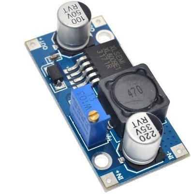

PrimeRobotics XL6009 DC-DC Adjustable Step-up Boost Power Converter Board Module 3V-32V to 5V-35V Educational Electronic Hobby Kit