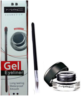

BB MAC COSMETICS GEL EYELINER WITH LONG LASTING WATERPROOF & SMOOTH. 4 g(JET BLACK)