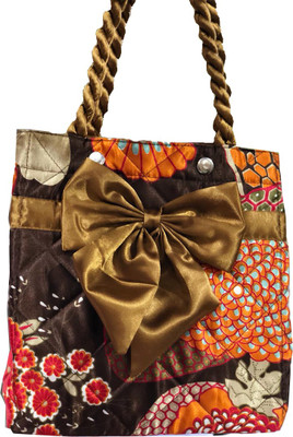 

Hanu Enterprises Hand-held Bag(Brown, Orange)