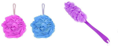 

AASA Loofah(Pack of 3), Multicolor