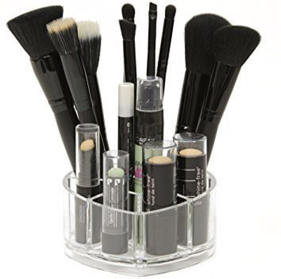 

Smartcraft Makeup Brush Organizer(Silver)