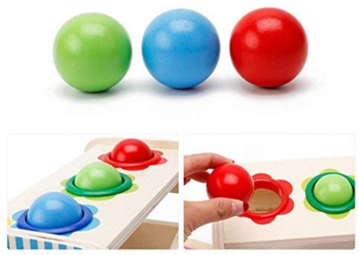 

Smartcraft Knock Ball with Xylophone,Wooden Pond & Tap Bench with Slide Out Xylophone(Multicolor)