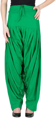 Skandas Trendz Cotton Blend Solid Patiala