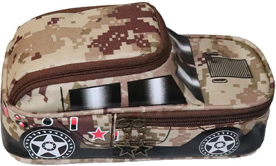 

Parteet Pouch Pouch Art Canvas Pencil Box(Set of 1, Multicolor)