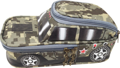 

Parteet Pouch Pouch Art Canvas Pencil Box(Set of 1, Multicolor)
