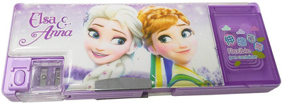 

Parteet Stationery doll Art Plastic Pencil Box(Set of 1, Multicolor)