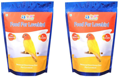 

JiMMy Bird Food Love Bird 900 g Dry Bird Food(Pack of 2)