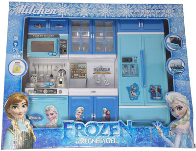 

Parteet Modern Kitchen Set with 3 Compartments, Musical and Lights for Girl Kids