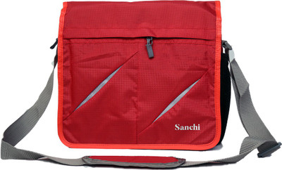 

Sanchi Men Casual Red Polyester Sling Bag