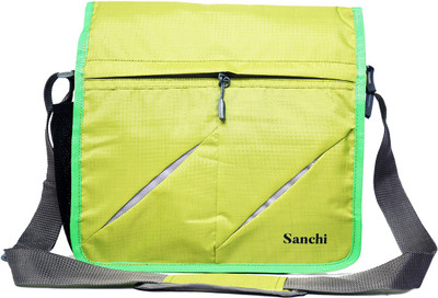 

Sanchi Men Casual Green, Grey Polyester Sling Bag