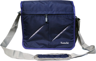 

Sanchi Men Casual Blue Polyester Sling Bag