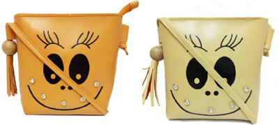 

bandicoot Women Casual Tan PU Sling Bag
