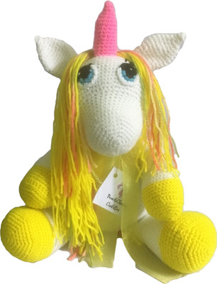 

PeachCherry Yellow Unicorn - 16 inch(Yellow, White), White;yellow