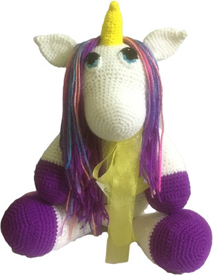 

PeachCherry Purple Unicorn - 18 inch(Purple, White)