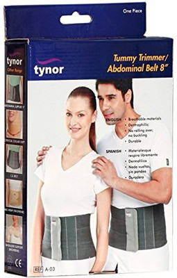 

Tynor Tummy Trimmer Abdominal Belt 8" Abdomen Support (, Grey