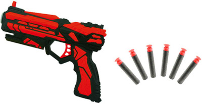 

Akrobo FJ803 Manual Soft Bullet Gun with 6 Bullets,(Blue)