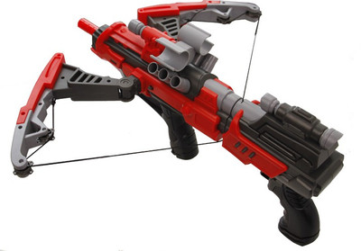 

Akrobo CrossBow Type Premium Quality Manual Soft Bullet Gun With eva foam Missiles and Bullets(Red)
