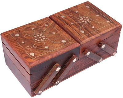 

GOODWILL WOOD MAKE UP Vanity Box(Brown)