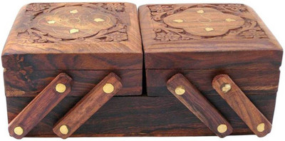 

wood world ih wwih440 Vanity Box Vanity Box(Brown)