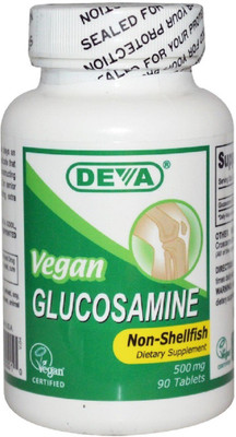 

Deva Deva, Vegan, Glucosamine, Non-Shellfish, 500 mg, 90 Tablets(90 No)