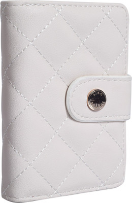 

Lino Perros Women White Artificial Leather Wallet(6 Card Slots)