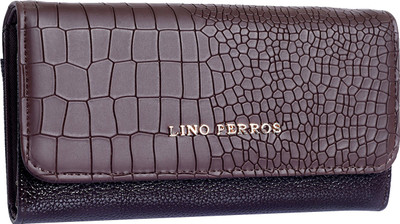 

Lino Perros Women Brown Artificial Leather Wallet(6 Card Slots)