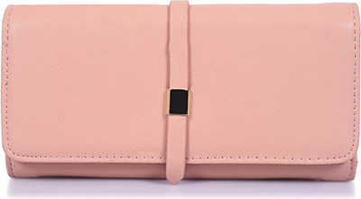 

Lino Perros Women Pink Artificial Leather Wallet(6 Card Slots)