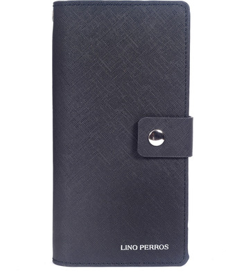 

Lino Perros Women Casual Black Artificial Leather Wallet(11 Card Slots)