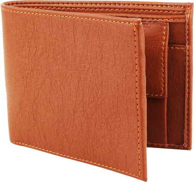 

Wildmount Men Casual Brown Artificial Leather Wallet(3 Card Slots), Tan