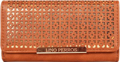 

Lino Perros Women Tan Artificial Leather Wallet(11 Card Slots)