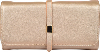 

Lino Perros Women Gold Artificial Leather Wallet(6 Card Slots)