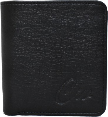 Classic World Men Casual Black Artificial Leather Wallet(3 Card Slots)