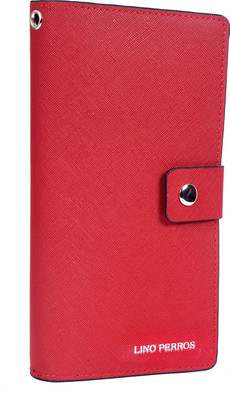 

Lino Perros Women Red Artificial Leather Wallet(11 Card Slots)
