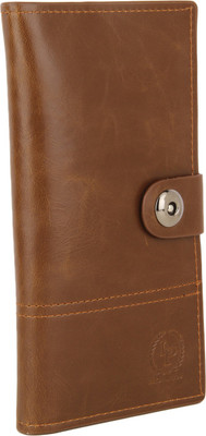 

Lino Perros Women Casual Brown Artificial Leather Wallet(6 Card Slots), Tan