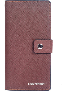 

Lino Perros Women Casual Brown Artificial Leather Wallet(11 Card Slots)