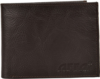

AFFA Men Casual Black Artificial Leather Wallet(7 Card Slots), Brown