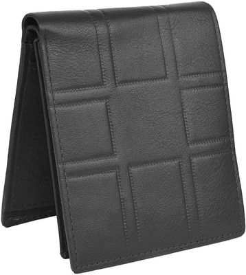 

Accezory Men Black Genuine Leather Wallet(7 Card Slots)