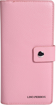 

Lino Perros Women Casual Pink Artificial Leather Wallet(5 Card Slots)