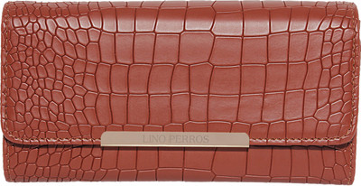 Lino Perros Women Brown Artificial Leather Wallet(6 Card Slots)