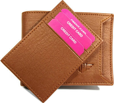 

Helizest Men Casual Brown Artificial Leather Wallet(6 Card Slots), Tan