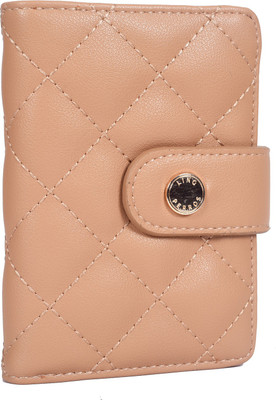 

Lino Perros Women Casual Beige Artificial Leather Wallet(6 Card Slots)