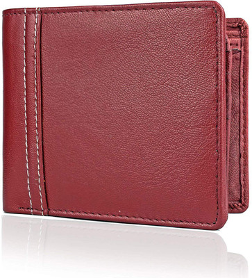 

Adam Zac Men Casual Maroon Genuine Leather Wallet(7 Card Slots)