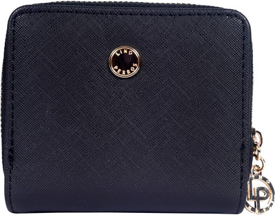 

Lino Perros Women Black Artificial Leather Wallet(4 Card Slots)