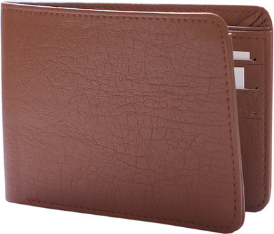 

Just Click Men Casual Tan Artificial Leather Wallet(6 Card Slots), Brown