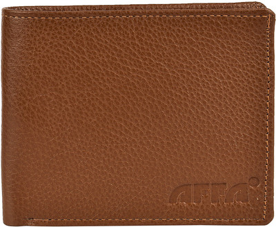 

AFFA Men Formal Brown Genuine Leather Wallet(7 Card Slots)