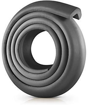 Kolorfish Corner Guards and Edge Bumpers [L Shape] Baby Safety Bumper Guard Child Safety 6.5 Ft [2M] (Black)(Black)